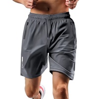 Shorts de sport pour homme à séchage rapide avec poches zippées, shorts de sport élastiques, shorts de course, pantalons de sport respirants