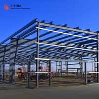 Bâtiment d'atelier préfabriqué en structure d'acier de haute qualité, entrepôt, bâtiment métallique préfabriqué pour le stockage