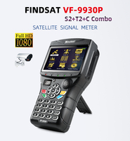 Compteur Détecteur de Satellite FindSAT VF9930 Pro CCTV/AHD/TVI/CVI DVB-S2+T2+C Combo Récepteur TV Analyseur de Spectre