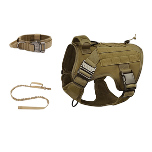 Kamuflase rompi anjing besar nilon taktis khusus <span class=keywords><strong>Harness</strong></span> hewan peliharaan untuk peralatan pertahanan diri untuk Amazon grosir rompi anjing - Product Image 1