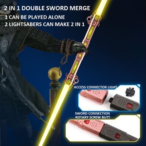 <span class=keywords><strong>Sabre</strong></span> <span class=keywords><strong>laser</strong></span> lumineux clignotant avec double lame <span class=keywords><strong>laser</strong></span> pour enfants - Product Image 3