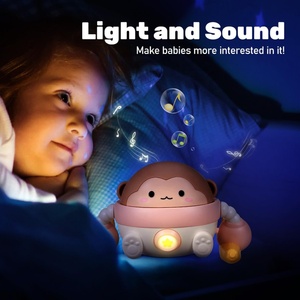 Juguete eléctrico de mono espacial con control de voz táctil, luz de inducción, música, mono rodante para gatear y entrenamiento de cabeza para bebés - Product Image 6