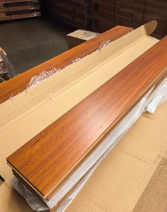 버마산 티크 원목 바닥재 18mm 솔리드 우드 데킹 모던 침실 거실용 천연 오일 방수 창고용 - Product Image 5