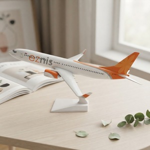 โมเดลเครื่องบินจำลอง Eznis <span class=keywords><strong>B737</strong></span>-800 สเกล 1:<span class=keywords><strong>100</strong></span> ลายพิเศษ ผลิตจากพลาสติก ABS งานแฮนด์เมด OEM ขนาด 39.5 ซม. ระดับเชิงพาณิชย์ - Product Image 3