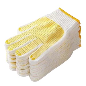 Guantes de Seguridad de Algodón con Puntos de PVC al por Mayor, Antideslizantes, Tamaño y Color Personalizables, Sin Silicona, para Protección Laboral, Uso General - Product Image 2