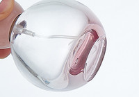 Flacons de parfum sphériques en verre rose de luxe 30ml 50ml 100ml avec atomiseur à bouchon boule et pulvérisateur à sertir pour parfum et huiles essentielles