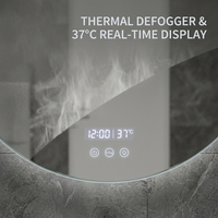 Miroir intelligent LED pleine grandeur personnalisable avec éclairage et écran tactile pour salle de bain, salon et projets hôteliers