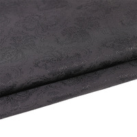 Tissu jacquard polyester viscose style deux tons pour robe de doublure
