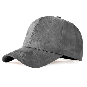 원래 새로운 남자의 Gorras 곡선 미들 댄디 모자 스포츠 모자 블랙 스웨이드 챙 바이저 5 패널 야구 모자 - Product Image 1