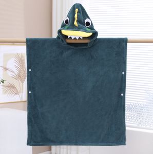 <span class=keywords><strong>Dinosaure</strong></span> Serviettes <span class=keywords><strong>De</strong></span> <span class=keywords><strong>Bain</strong></span> À Capuche Serviette <span class=keywords><strong>De</strong></span> Plage Corail Polaire Enfants <span class=keywords><strong>Poncho</strong></span> 70x140cm pour Camping Douche Plage - Product Image 3