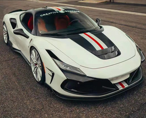 ชุดแต่งคาร์บอนไฟเบอร์สำหรับ Ferrari F8 ชุดอัพเกรด F8 สไตล์ Kyvay สปอยเลอร์หน้า ดิฟฟิวเซอร์ สเกิร์ตข้าง วินด์ไนฟ์ ชุดแต่งรอบคัน - Product Image 3
