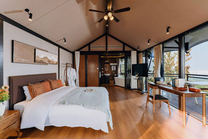 Maison préfabriquée en bois à montage rapide, structure en bois, <span class=keywords><strong>chalet</strong></span> en rondins, lodge de vacances, <span class=keywords><strong>tente</strong></span> d'hôtel imperméable, villa, terrasse en PVDF, <span class=keywords><strong>chalet</strong></span> - Product Image 5