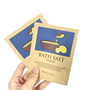 <span class=keywords><strong>Petit</strong></span> lot <span class=keywords><strong>de</strong></span> pochettes personnalisées à trois côtés, papier Kraft thermoscellé, <span class=keywords><strong>Sachet</strong></span> cosmétique, emballage <span class=keywords><strong>de</strong></span> <span class=keywords><strong>sel</strong></span> <span class=keywords><strong>de</strong></span> bain, sac plat pour le maquillage - Product Image 3