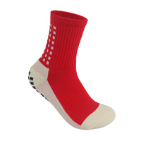 Chaussettes antidérapantes en coton avec logo personnalisé pour homme et femme, chaussettes de sport, ballon de football