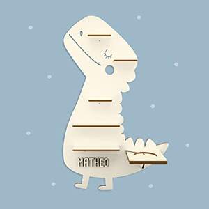 Estante para niños "<span class=keywords><strong>Dino</strong></span>" Adecuado para Toniebox y Aprox. 18 Figuras Tonie-Estante de Pared para Caja de Música Infantil Personalizado Wi - Product Image 5