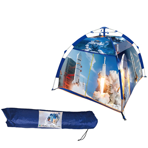 Tente de jeu pop-up à thème spatial pour enfants, parc de jeu avec tapis, maison de jeu, lit de repos et sac de transport pour enfant - Product Image 1