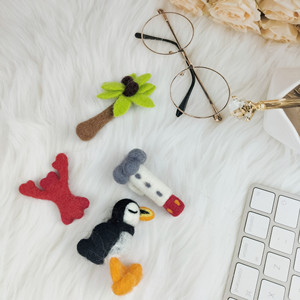 Tự làm thủ công Dễ Thương len tùy chỉnh cảm thấy Bộ dụng cụ động vật Đồ trang trí búp bê len thủ công giáo dục sáng tạo cảm thấy đồ chơi động vật - Product Image 4