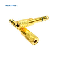 6.35mm 1/4 "mâle à 3.5mm 1/8" adaptateur audio femelle 6.35 à 3.5 Jack convertisseur de connexion stéréo pour Microphone