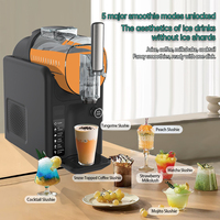 Machine à glace et à slushie électrique automatique multifonctionnelle 5-en-1, certifiée CE&ETL, portable, mini, 2,0 L, pour la maison