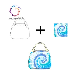 Bolsa de almuerzo personalizada con logotipo para mujeres, bolsa térmica plegable aislada para niños y adultos, bolsa de hielo de diseñador aislada