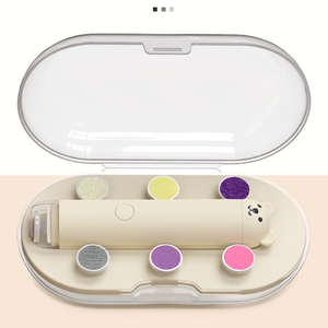 Coupe-ongles électrique pour nouveau-nés, sûr, anti-pincement, anti-rayures, avec lumière, pour bébé, voyage, manucure - Product Image 3