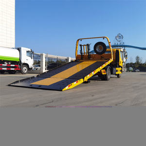 Prix d'usine Vente Camions 7 tonnes Remorquage Camion <span class=keywords><strong>de</strong></span> récupération diesel Dépanneuse à plat diesel à transmission manuelle - Product Image 4