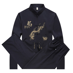 <span class=keywords><strong>Chino</strong></span> tradicional Tang traje de ropa traje de Kung <span class=keywords><strong>Fu</strong></span> camisa ropa para artes marciales - Product Image 4