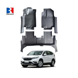 wholesale Factory Custom 5D <b>TPE</b> Rubber Eco-friendly Waterproof Anti Slip 5D Car Floor Mats 3 Pieces for Honda CRV 2012-2016 - Product Image 3