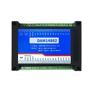 2 channel relay output and 8 channel switch digital input pulse counter 14 channel analog data acquisition