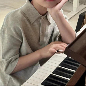 Vêtements pour enfants, haut pour garçons, polo, nouvelle collection été, t-shirt à manches courtes pour enfants, t-shirt à col pour enfants de taille moyenne et grande - Product Image 5