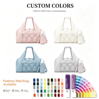 Sac de sport léger et imperméable pour yoga, avec pochette amovible pour bouteille d'eau, grande capacité, plusieurs poches, sac de voyage sportif