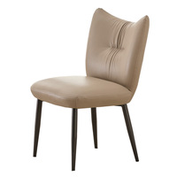 Chaises de restaurant, chaise à dossier plissé avec assise rembourrée pour bar sportif, café, cuisine, pizzeria, salon