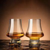 Verre à whisky de dégustation de luxe au design vintage, personnalisable, verre à whisky à ventre large, verre tulipe – Vente chaude