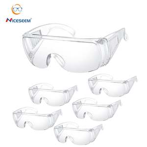 แว่นตานิรภัย NICESEEM คุณภาพสูง ได้รับการรับรองมาตรฐาน ANSI <span class=keywords><strong>Z87.1</strong></span> CE EN166 เลนส์ PC ไร้กรอบ ป้องกันฝ้า สำหรับงานอุตสาหกรรมและยุทธวิธี - Product Image 1