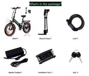 Vélo électrique BK20 48v 250w à gros pneus vélo de ville électrique facile à transporter de 20 pouces autonomie de 90km vitesse maximale 25 km/h vélo électrique - Product Image 3