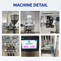 Machine d'emballage automatique YH à double pompe pour le remplissage et le scellage de liquides et de pâtes, idéale pour les petits sachets de friandises pour chats et les bâtonnets de crème.