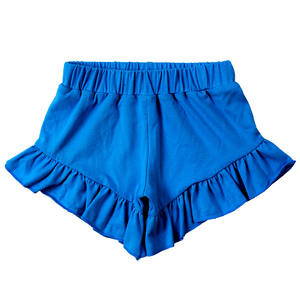 Di estate Little Girls Bicchierini Casuali Solido Infantile Vestiti Del Bambino Del Cotone Ruffle Bloomer Ragazze Ruffle Shorts Per Le Bambine - Product Image 2