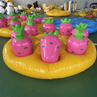 Accessoires pour événements sportifs amusants - Ensemble de tirage de carottes gonflables en PVC - Activité de team building en extérieur - Vente directe usine JUNAO A-4