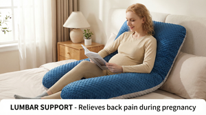 Almohada de Embarazo para Maternidad, Soporte Lateral para Dormir, Cojín Lumbar Suave y Ergonómico, Almohada de Cuerpo Completo para Dormir Durante el Embarazo - Product Image 2