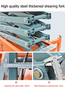 300kg Scissor Loại Nâng cao nền tảng làm việc nền tảng toàn bộ electromotion Scissor-Loại nâng cao nền tảng nâng lên - Product Image 5