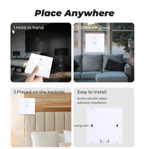 Módulo de relé con temporizador para pared, Interruptor táctil de luz RF de 433Mhz con WiFi, para Smart Life, Tuya, Alexa, Google Home, Amazon, 110V, 220V, 10A - Product Image 5