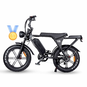 จักรยานไฟฟ้า V8 ขนาด 20 นิ้ว ยางอ้วน 750W/1000W มอเตอร์ดุมล้อหลัง แบตเตอรี่ลิเธียม 7 สปีด สำหรับทุกสภาพถนน จักรยานไฟฟ้าในเมืองสำหรับผู้ใหญ่ - Product Image 4