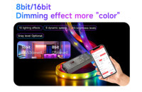 Nouvel arrivage Ltech D5A D5B RDM Mobil Phope Programmation 12-48V RGB 3CH 4ch 5ch 8A 6A 5A Ltech DMX 512 Décodeur