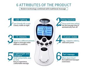 Appareil de massage numérique multifonctionnel pour physiothérapie, <span class=keywords><strong>instrument</strong></span> portable pour l'<span class=keywords><strong>acupuncture</strong></span> à domicile, appareil de thérapie électronique. - Product Image 4