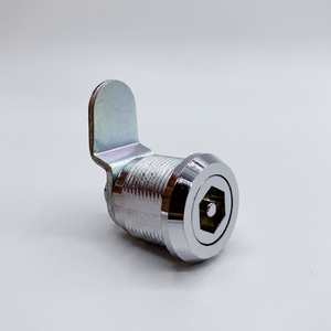16mm Keyless Cylindrical <b>Cabinet</b> <b>Lock</b> Zinc Alloy Bright Chrome Plated Security Pin <b>Lock</b> for Toolbox, Letterbox & <b>Cabinets</b> - Product Image 1