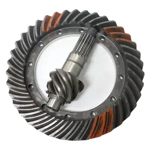 Dongfeng EQ140 truck forDana axle parts 2402Q01-025/026 crown wheel and pinion bevel gear 2402D-025/026