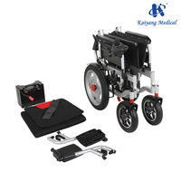 Fauteuil roulant électrique pliable en aluminium, produits de réadaptation, fauteuil roulant électrique léger, fauteuil roulant portable