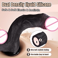 Dildo réaliste en silicone brun épais de 11 pouces, avec ventouse, étanche, multi-usages, pour stimulation du point G, clitoridienne, vaginale et anale, jouet intime pour femmes