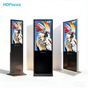Pantalla Táctil LCD Android 4K de 55 Pulgadas, Señalización Digital, <span class=keywords><strong>Kiosco</strong></span> Publicitario Vertical, Kioscos Independientes de Pie - Product Image 1