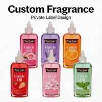 Huile pour cuticules 8oz, flacon à embout précis, ingrédients parfumés sur mesure, marque privée pour salons de manucure, approvisionnement en gros